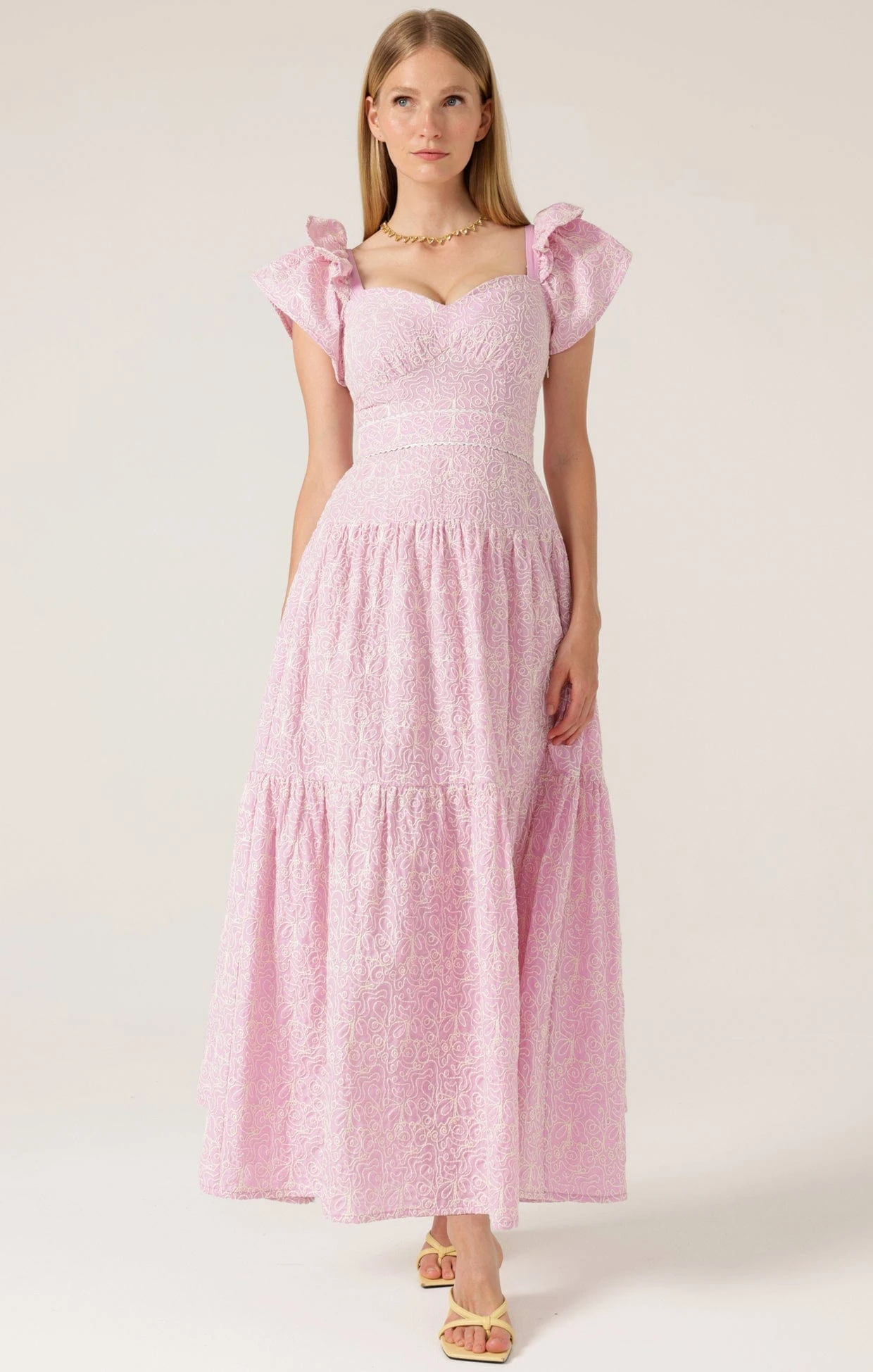 PINK GALLAH MAXI DRESS 4 PINK GALLAH MAXI DRESS - Image 2