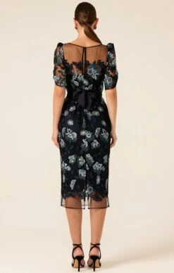 PORTAL PALACE DRESS 16 PORTAL PALACE DRESS -Clothing Discounts Shop LR PORTALPALACEDRESSINBLACKTEALLACE46 BELMAA25