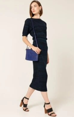 CHEVRON KNIT PENCIL SKIRT IN OCEAN BLACK 13 CHEVRON KNIT PENCIL SKIRT IN OCEAN BLACK -Clothing Discounts Shop LR PUFFSLEEVECHEVRONKNITTOPINOCEANBLACKWITHKNITPENCILSKIRTINOCEANBLACK43 LILYWSK25