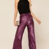 SEQUIN PALAZZO PANT IN PINK MULTI -Clothing Discounts Shop LR SEQUINPALAZZOPANTSINPINKMULTIWITHHIGHNECKTIETOPINBLACK26 HAYSS25