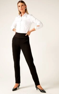 TAPERED LEG PANT TALL IN BLACK