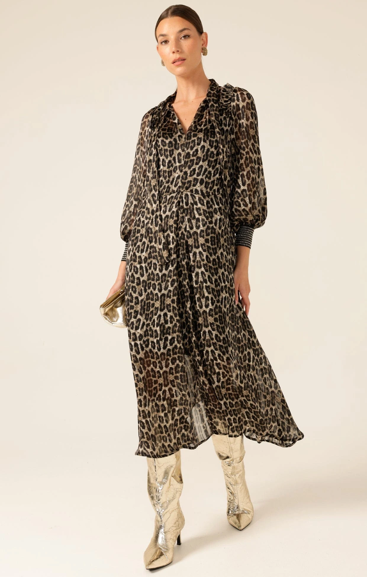 TREE HOLLOW MIDI DRESS 5 TREE HOLLOW MIDI DRESS - Image 3