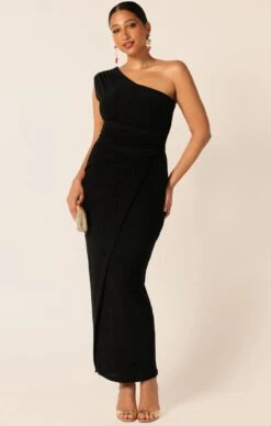 VALEDICTORY DRESS IN BLACK -Clothing Discounts Shop LR VALEDICTORYDRESSINBLACKCURVE30 TERRILC25