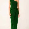 VALEDICTORY DRESS IN EMERALD