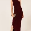 VALEDICTORY DRESS IN RUBY 2 VALEDICTORY DRESS IN RUBY -Clothing Discounts Shop LR VALEDICTORYDRESSINRUBYV243 MADIA25