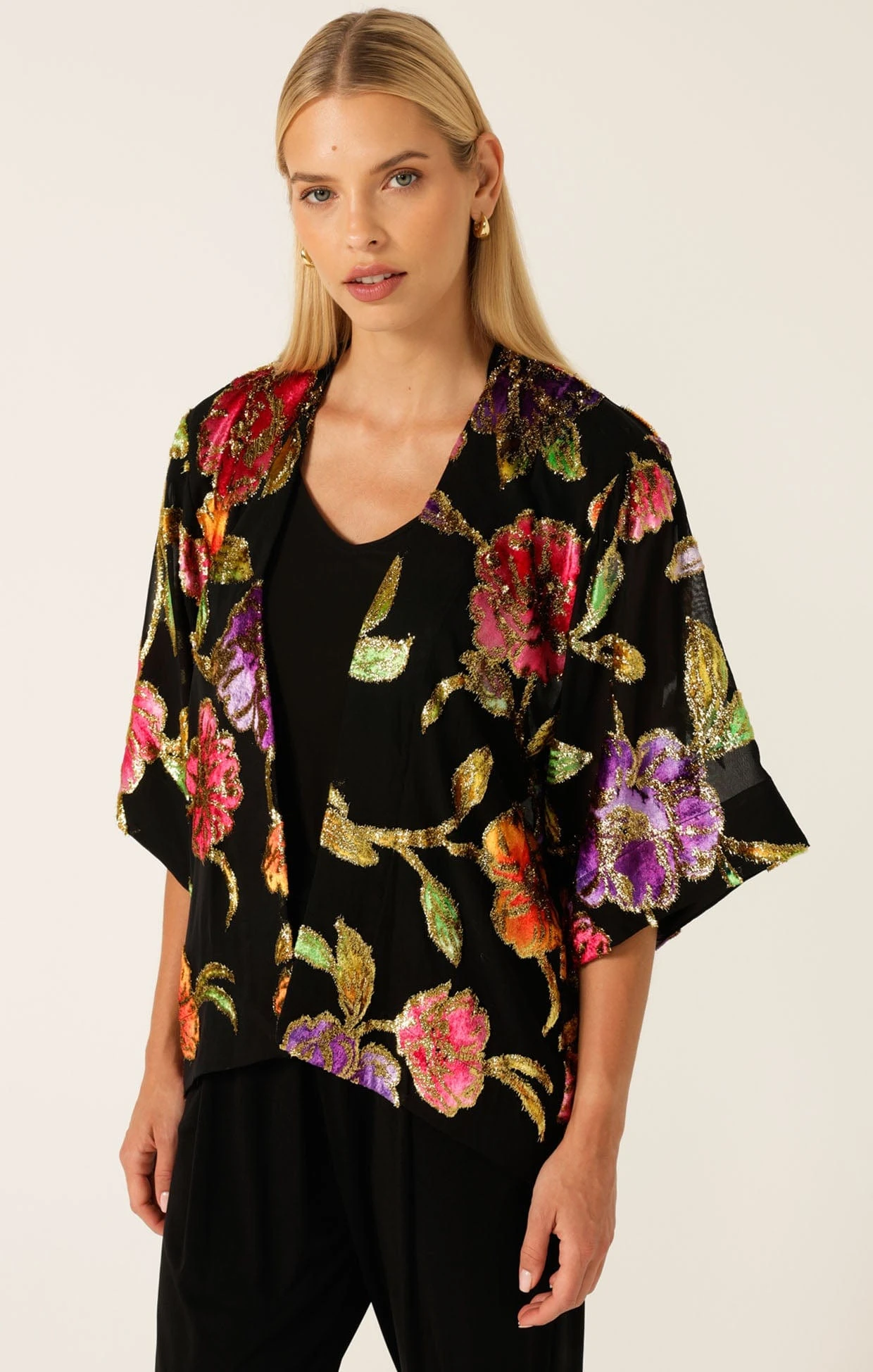 BLOSSOM KIMONO IN MULTI 3 BLOSSOM KIMONO IN MULTI - Image 2