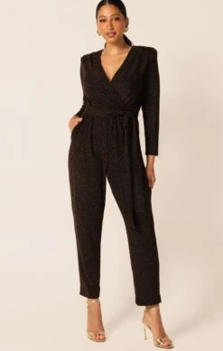ZITA JUMPSUIT IN BRONZE