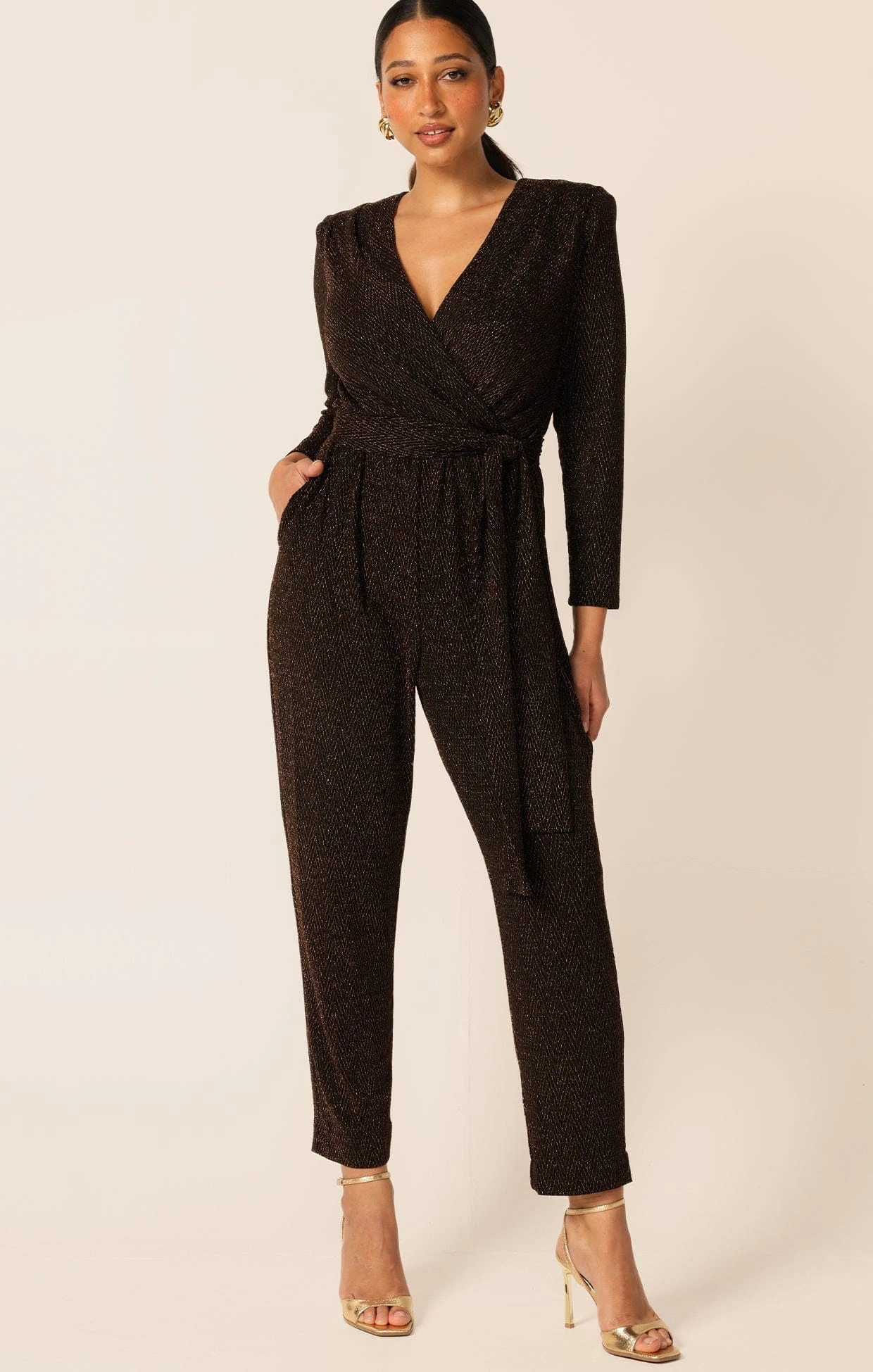 ZITA JUMPSUIT IN BRONZE 3 ZITA JUMPSUIT IN BRONZE