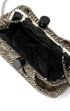 ADDISON WOVEN CLUTCH BAG IN BLACK 8 ADDISON WOVEN CLUTCH BAG IN BLACK -Clothing Discounts Shop addison woven clutch in black accessories bags clutches 1132362567