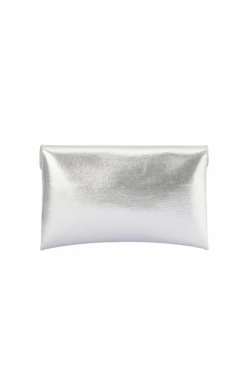 ANTONIA ENVELOPE CLUTCH BAG IN SILVER -Clothing Discounts Shop antonia envelope clutch in silver accessories bags clutches 44317312516345