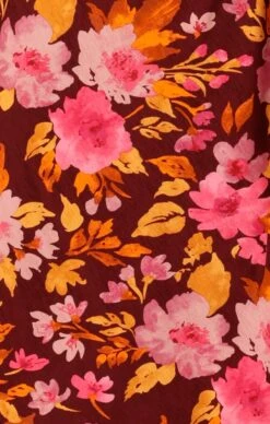 AUTUMN LEAF WRAP DRESS -Clothing Discounts Shop autumn leaf wrap dress dresses multi occasion 44651376181497