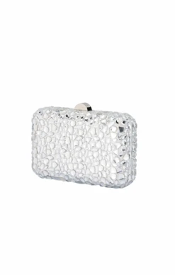 AVIVA CRYSTAL CLUTCH BAG IN SILVER 9 AVIVA CRYSTAL CLUTCH BAG IN SILVER -Clothing Discounts Shop aviva crystal clutch in silver bags 44317256712441