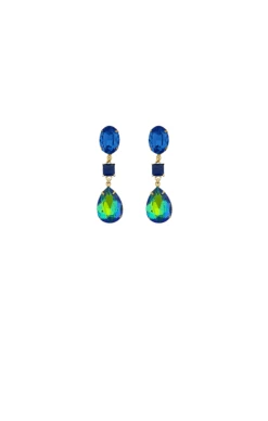 AYLA DROP EARRINGS IN BRILLIANT BLUE