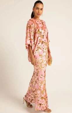 BLOSSOM KIMONO PINK GOLD 14 BLOSSOM KIMONO PINK GOLD -Clothing Discounts Shop blossom kimono pink gold jackets multi occasion 1170552907