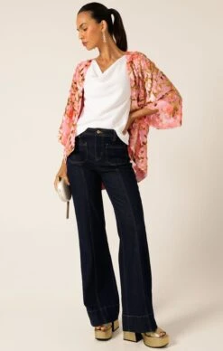 BLOSSOM KIMONO PINK GOLD 15 BLOSSOM KIMONO PINK GOLD -Clothing Discounts Shop blossom kimono pink gold jackets multi occasion 1170552908