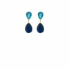 BRIAR DROP EARRINGS IN AQUA AND NAVY 1 BRIAR DROP EARRINGS IN AQUA AND NAVY -Clothing Discounts Shop briar drop earring in aqua and navy accessories earrings 43832432853241