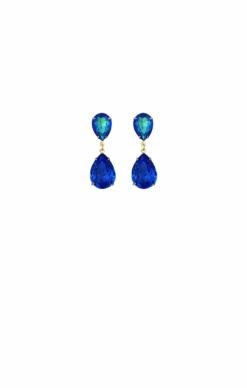 BRIAR DROP EARRINGS IN BRILLIANT BLUE AND SAPPHIRE