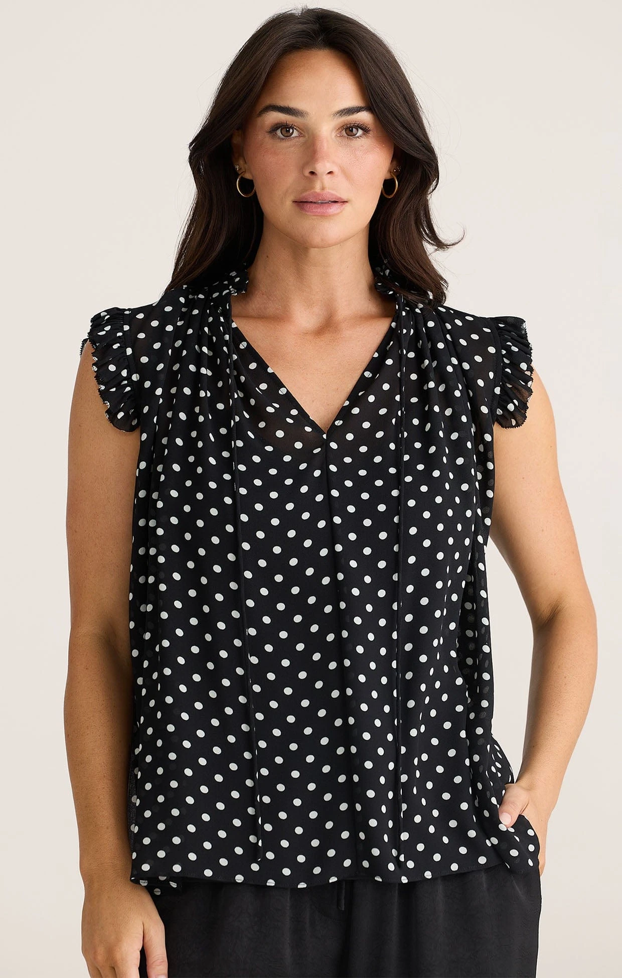 BROADWAY TOP IN POLKA DOT 3 BROADWAY TOP IN POLKA DOT