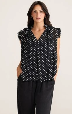 BROADWAY TOP IN POLKA DOT 13 BROADWAY TOP IN POLKA DOT -Clothing Discounts Shop broadway top tops 43391682642169