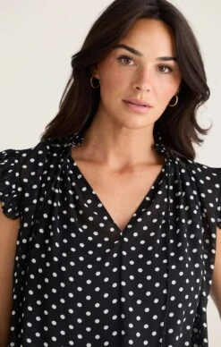 BROADWAY TOP IN POLKA DOT 10 BROADWAY TOP IN POLKA DOT -Clothing Discounts Shop broadway top tops 43391682871545
