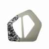 BUCKLE ACCESSORY IN SILVER BLACK MARBLE 1 BUCKLE ACCESSORY IN SILVER BLACK MARBLE -Clothing Discounts Shop buckle accessory in silver and black marble multi occasion 39903929237753