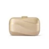 CAROLINE WAVY CLUTCH BAG IN GOLD 2 CAROLINE WAVY CLUTCH BAG IN GOLD -Clothing Discounts Shop caroline wavy clutch bag in gold accessories bags clutches 1132700459