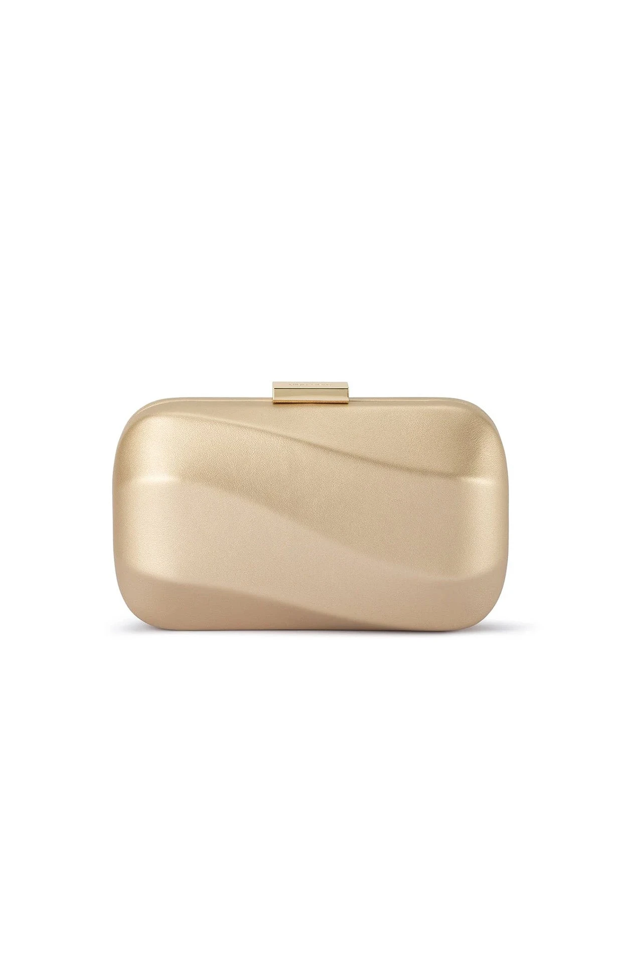 CAROLINE WAVY CLUTCH BAG IN GOLD 3 CAROLINE WAVY CLUTCH BAG IN GOLD