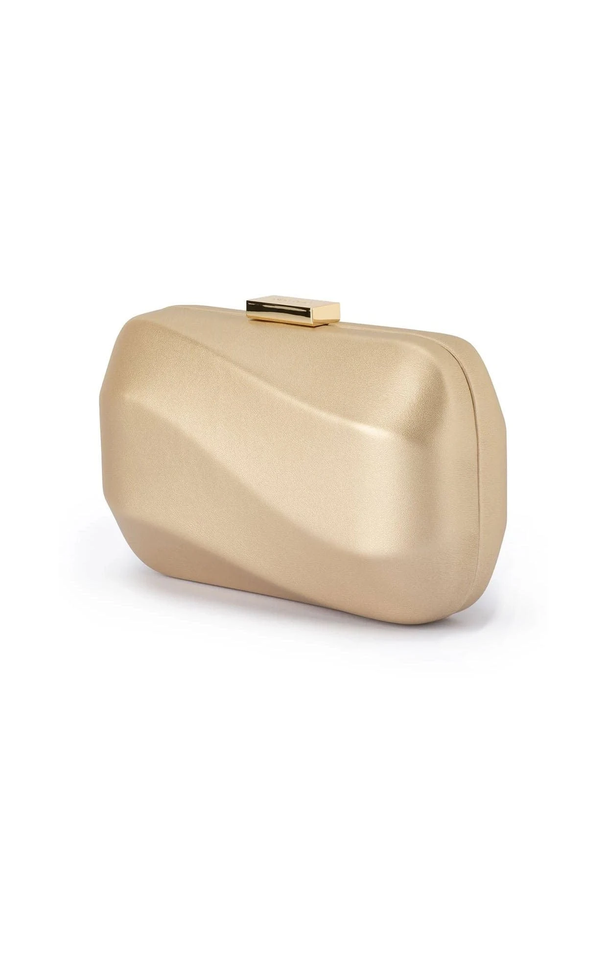 CAROLINE WAVY CLUTCH BAG IN GOLD 4 CAROLINE WAVY CLUTCH BAG IN GOLD - Image 2