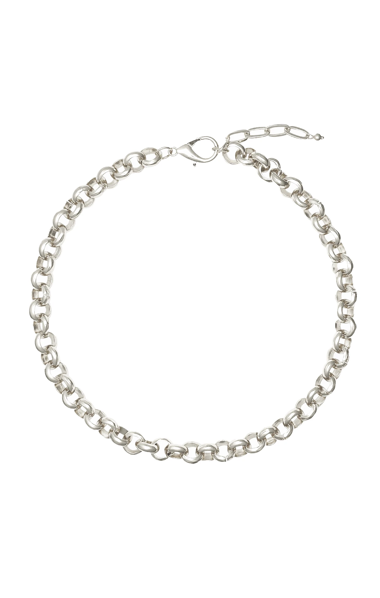 CLASSIC BELCHER NECKLACE IN SILVER 3 CLASSIC BELCHER NECKLACE IN SILVER
