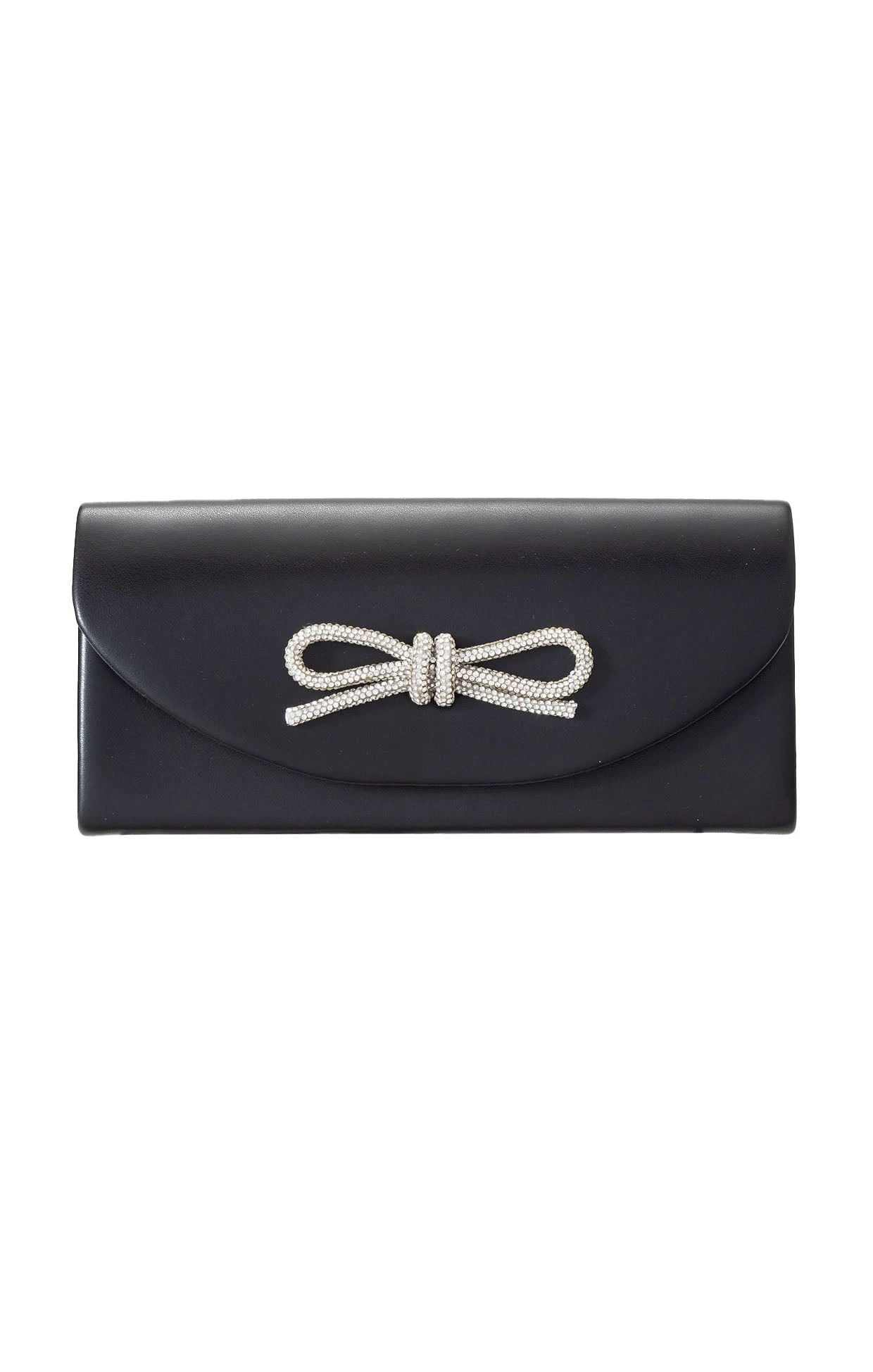 CLASSIC BOW CLUTCH BAG IN BLACK 3 CLASSIC BOW CLUTCH BAG IN BLACK