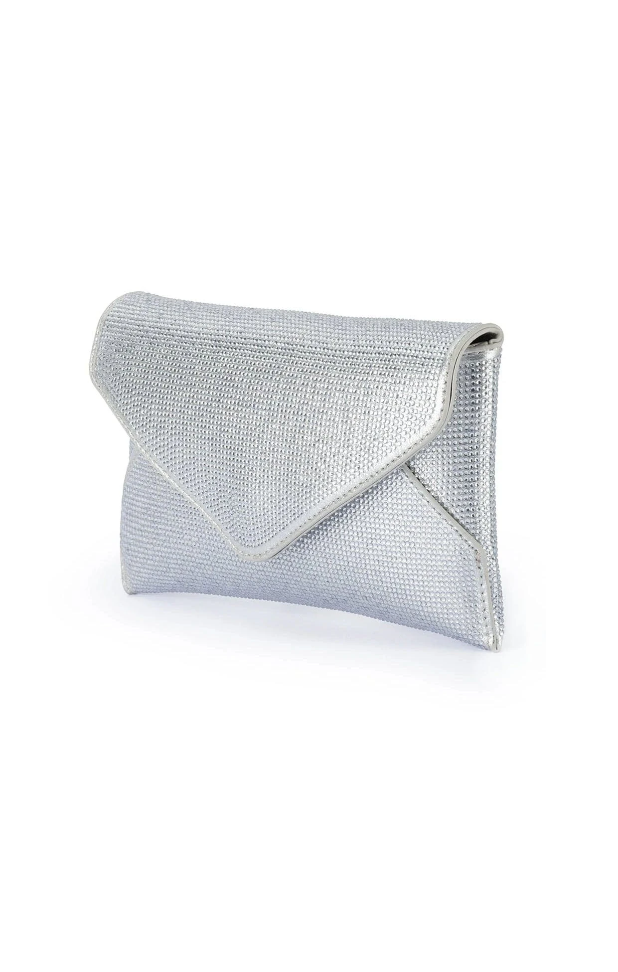 ELOISE CRYSTAL CLUTCH BAG IN SILVER 5 ELOISE CRYSTAL CLUTCH BAG IN SILVER - Image 3