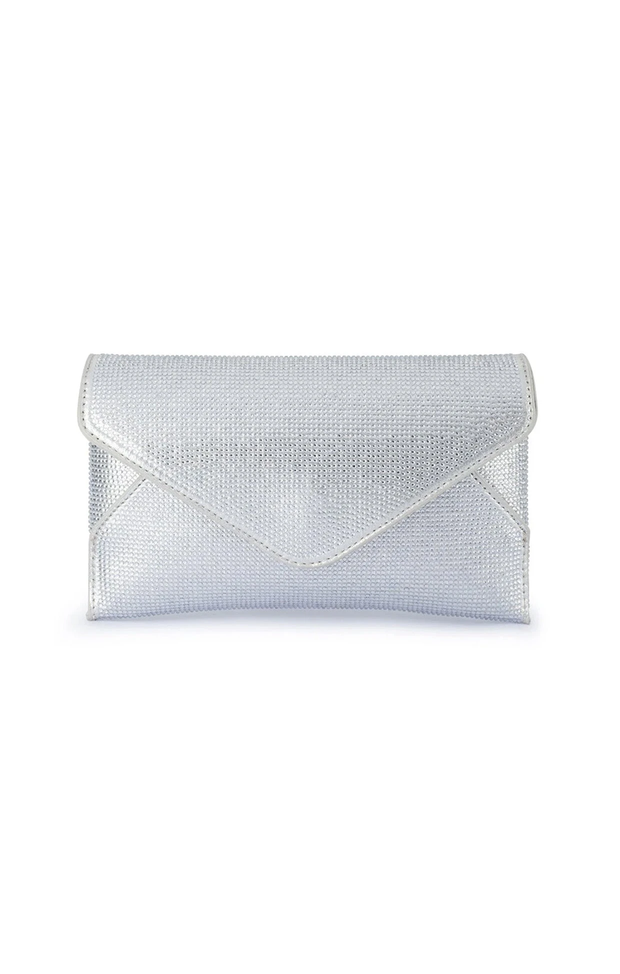 ELOISE CRYSTAL CLUTCH BAG IN SILVER 3 ELOISE CRYSTAL CLUTCH BAG IN SILVER