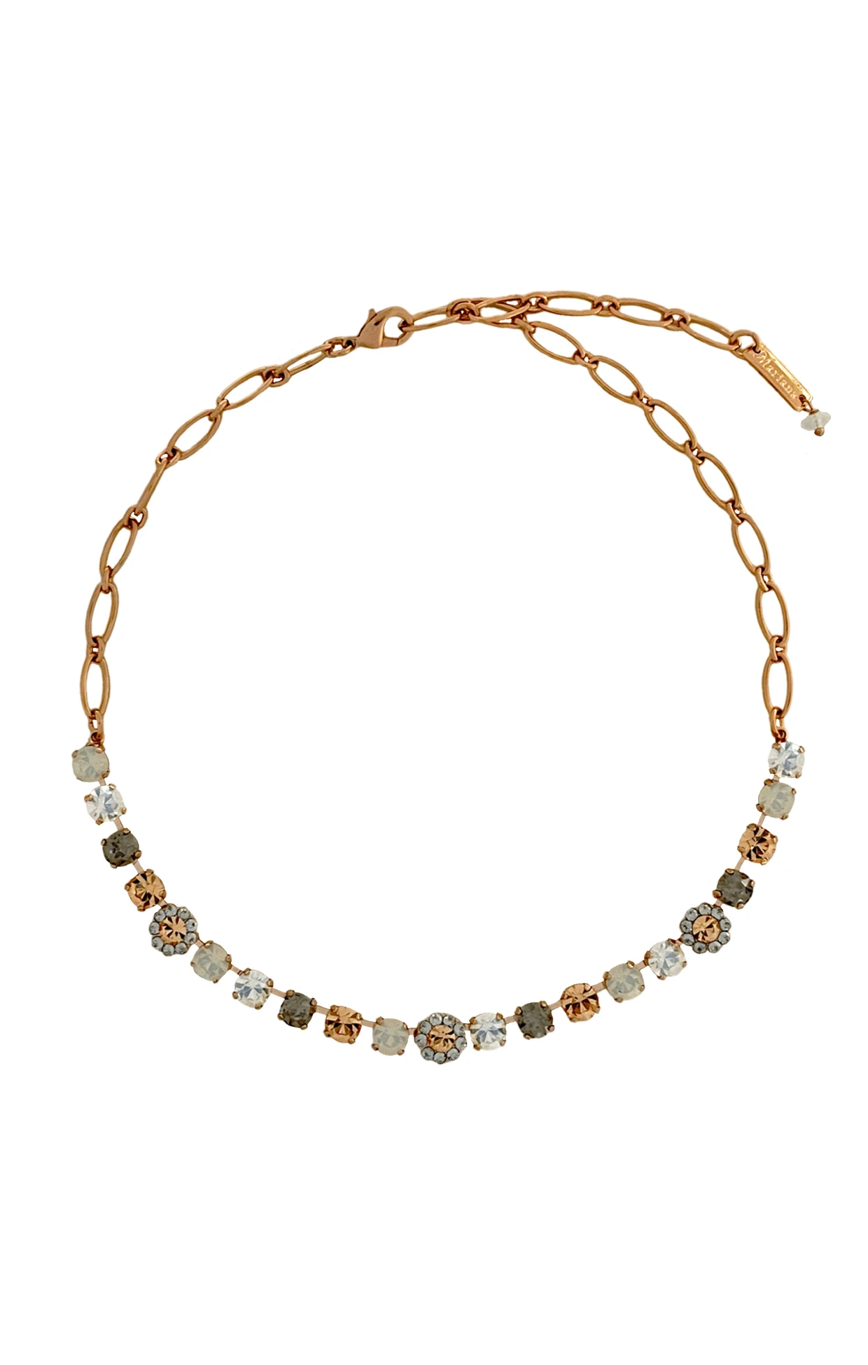 FLORENCE NECKLACE IN CHAMPAGNE 3 FLORENCE NECKLACE IN CHAMPAGNE
