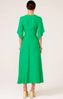 HANWORTH HOUSE WRAP DRESS IN APPLE GREEN -Clothing Discounts Shop hanworth house wrap dress in apple green dresses events 38878068637945