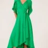 HANWORTH HOUSE WRAP DRESS IN APPLE GREEN 1 HANWORTH HOUSE WRAP DRESS IN APPLE GREEN -Clothing Discounts Shop hanworth house wrap dress in apple green dresses events 39269334876409