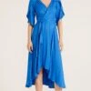 HANWORTH HOUSE WRAP DRESS IN COBALT 2 HANWORTH HOUSE WRAP DRESS IN COBALT -Clothing Discounts Shop hanworth house wrap dress in cobalt dresses events 42419232375033
