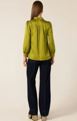 HATCHIE BLOUSE IN CHARTREUSE 18 HATCHIE BLOUSE IN CHARTREUSE -Clothing Discounts Shop hatchie blouse in chartreuse tops multi occasion 1170552896