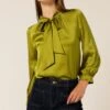 HATCHIE BLOUSE IN CHARTREUSE -Clothing Discounts Shop hatchie blouse in chartreuse tops multi occasion 1170552902