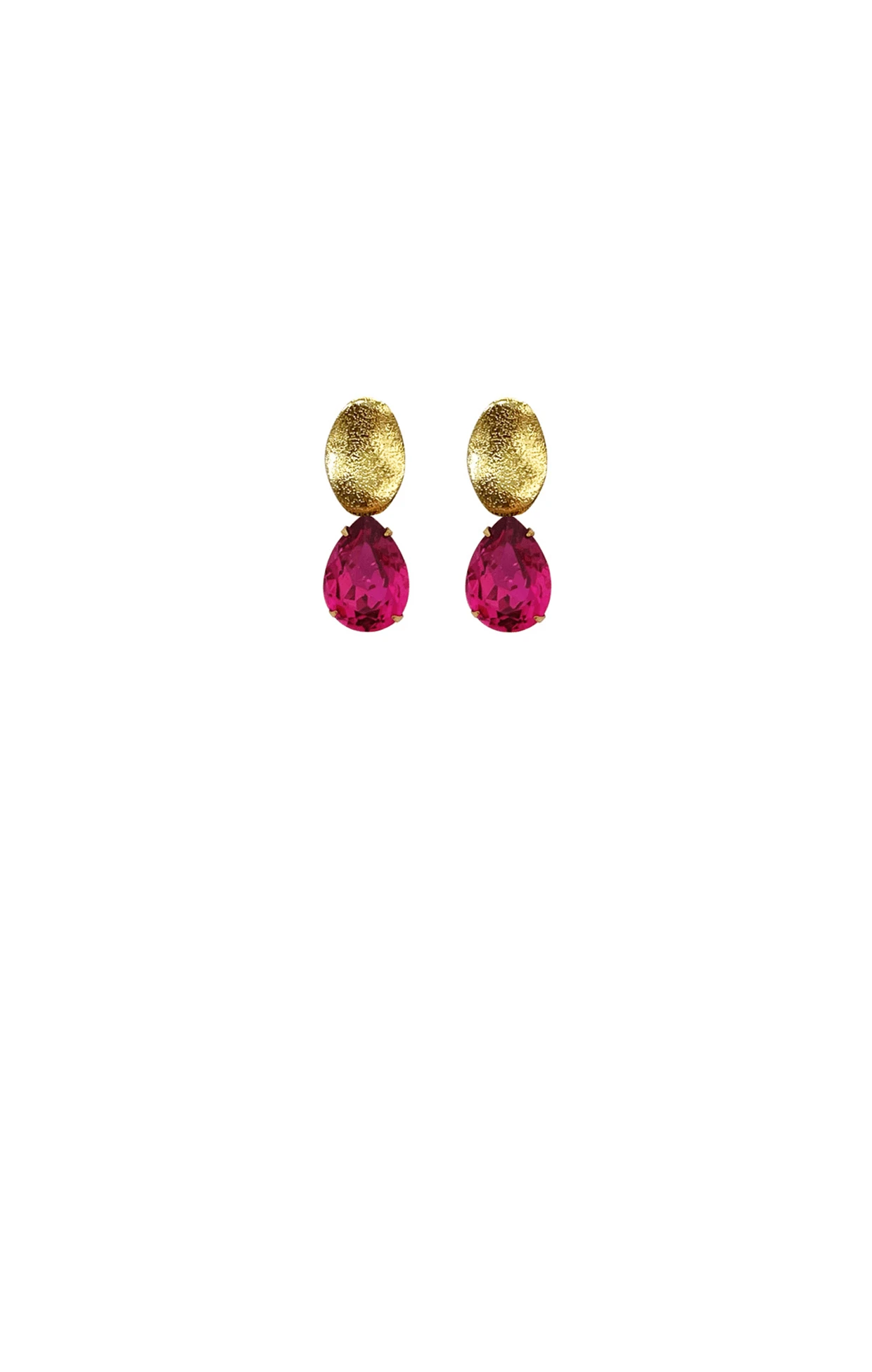ISLA DROP EARRINGS IN FUCHSIA 3 ISLA DROP EARRINGS IN FUCHSIA