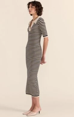 LANA STRIPE KNIT DRESS -Clothing Discounts Shop lana stripe knit dress dresses 1144531192