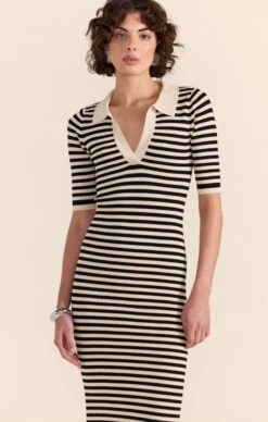 LANA STRIPE KNIT DRESS -Clothing Discounts Shop lana stripe knit dress dresses 1144531195