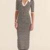 LANA STRIPE KNIT DRESS -Clothing Discounts Shop lana stripe knit dress dresses 1144531196