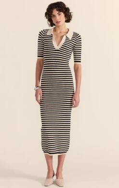 LANA STRIPE KNIT DRESS