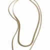 LAYERED SNAKE CHAIN NECKLACE -Clothing Discounts Shop layered snake chain necklace accessories necklaces 1126121797