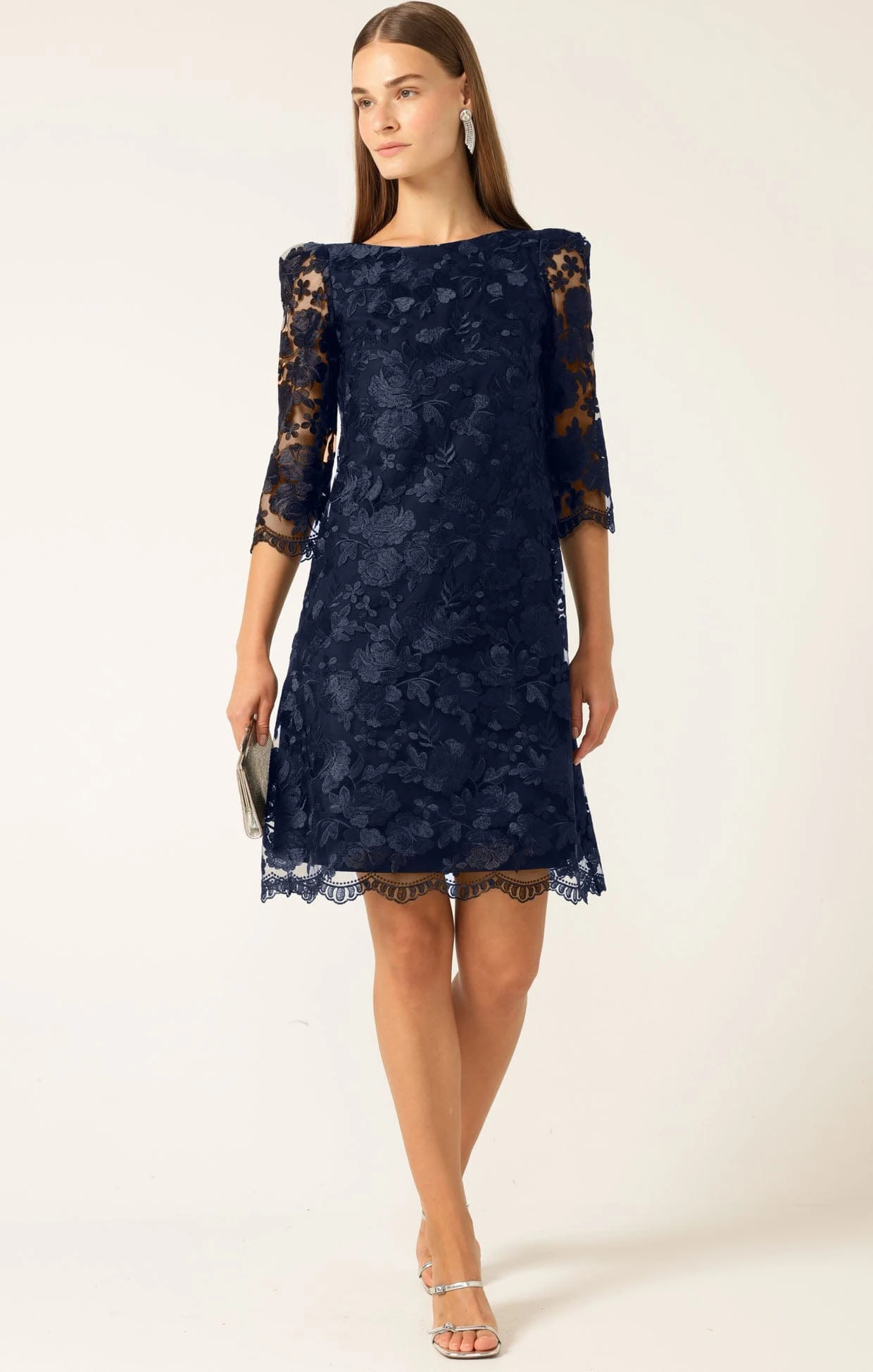 LAYLA SHIFT DRESS NAVY 7 LAYLA SHIFT DRESS NAVY - Image 5
