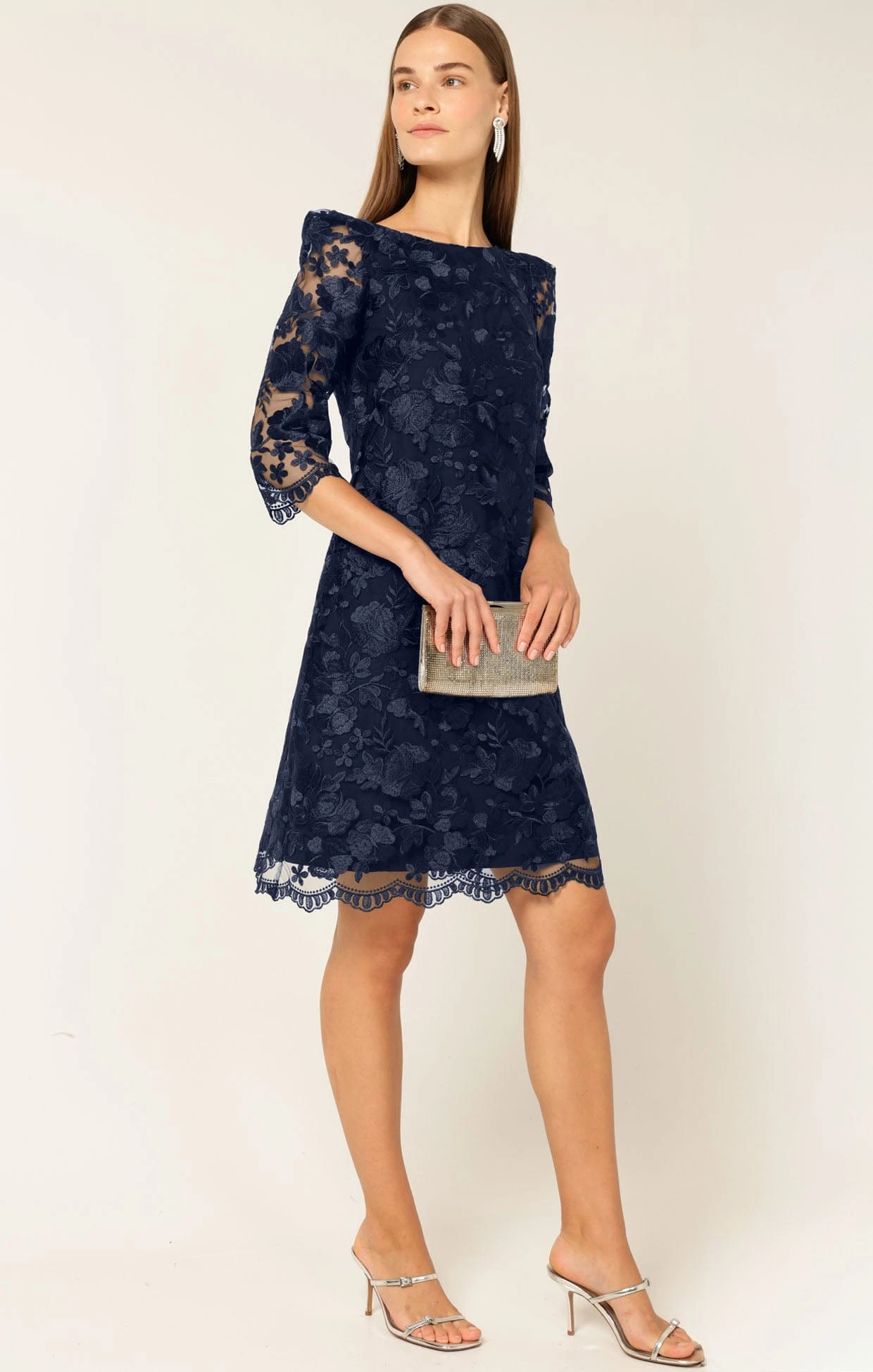 LAYLA SHIFT DRESS NAVY 4 LAYLA SHIFT DRESS NAVY - Image 2