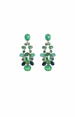 LISBON EARRINGS IN EMERALD PERIDOT