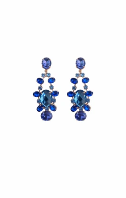 LISBON EARRINGS IN SAPPHIRE AQUA