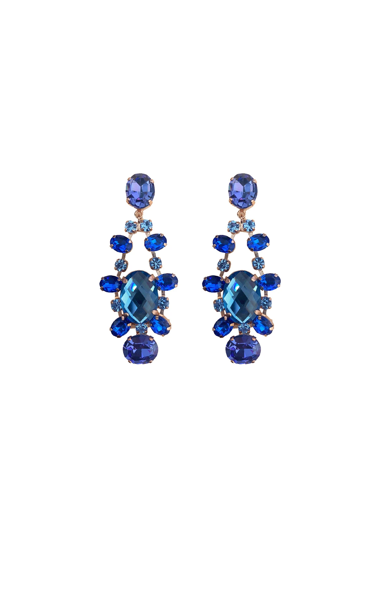 LISBON EARRINGS IN SAPPHIRE AQUA 3 LISBON EARRINGS IN SAPPHIRE AQUA