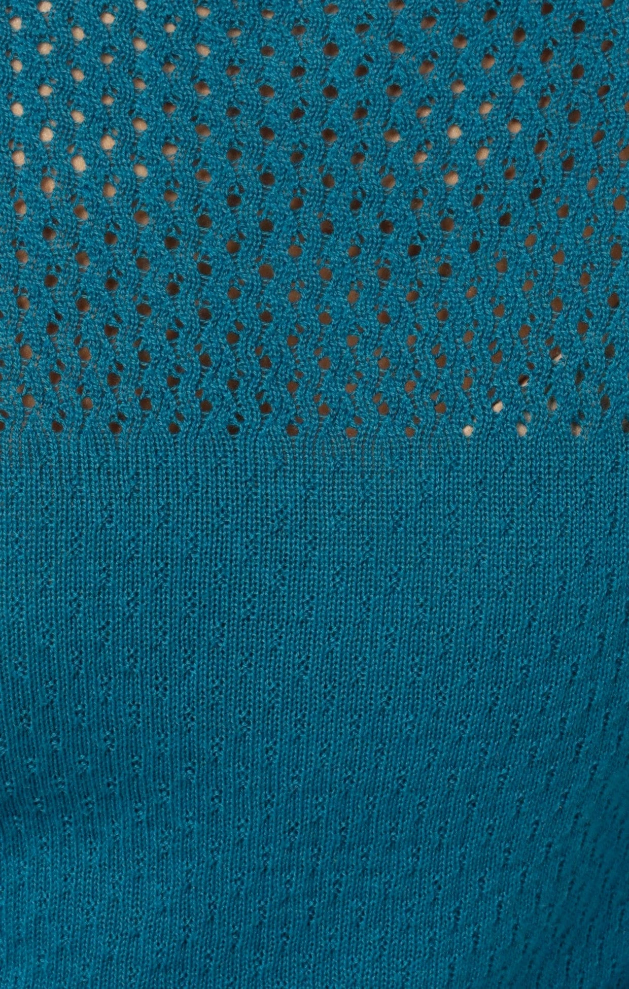 LONG SLEEVE RIPPLE KNIT TOP IN CERULEAN BLUE 11 LONG SLEEVE RIPPLE KNIT TOP IN CERULEAN BLUE - Image 9